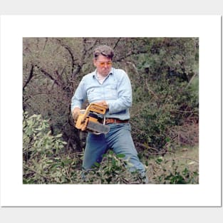 Chainsaw Reagan Posters and Art